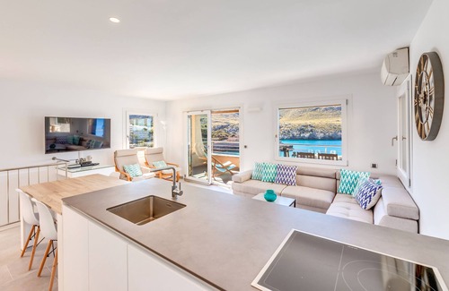 Cala Carbo Wohnung | Ferienwohnung "Mirador" mit Meerblick und Pool