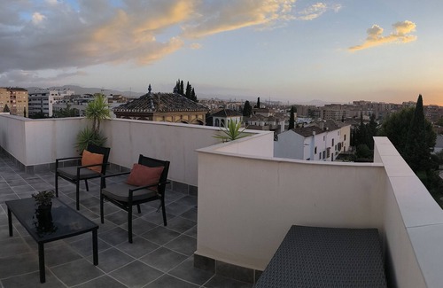 Cervantes Haus | Ferienhaus 'Casa Con Jardín, Aparcamiento' mit Bergblick, Wi-Fi und Klimaanlage