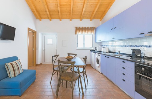 Sao Luis Wohnung | Ferienhaus 'Ti Mónica' mit Bergblick, Wi-Fi und Klimaanlage