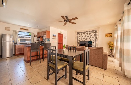 Villarreal Haus | Home in a gated community with outdoor pool, patio, grill, streaming, W/D, & AC