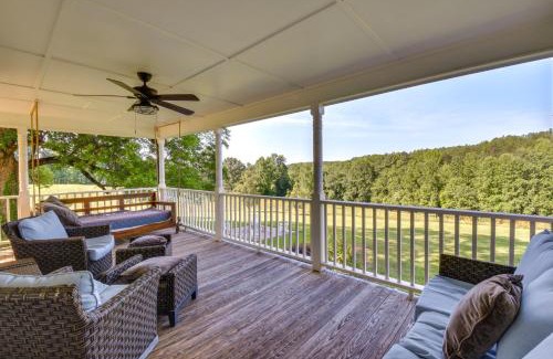 Oconee County Haus | Home with Fire Pit on 27 Acres in Walhalla!