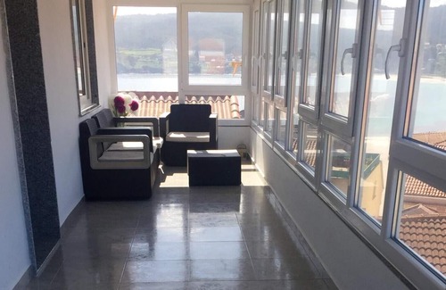 Laxe Wohnung | Homerez - 80 m vom Strand entfernt! Wohnung für 4 Pers. mit Meerblick in Laxe
