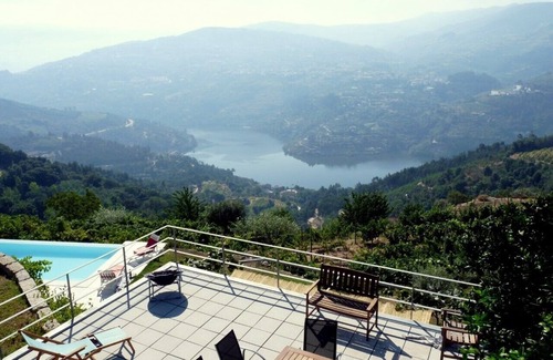 Sao Tome de Covelas Haus | Haus in Bio-Bauernhof mit privatem Pool und herrlichem Blick auf den Fluss Douro