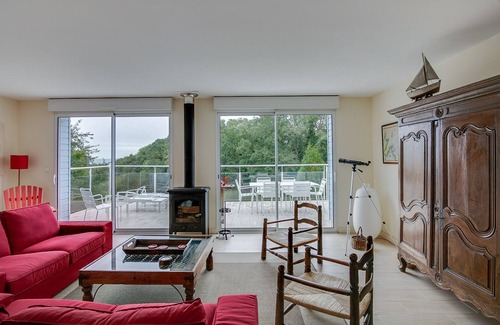 Saint-Cast-le-Guildo Haus | Haus mit Meerblick in Strandnähe
