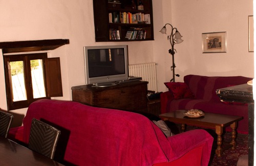 Zocca Sonstige | Hausturm im 14. Jahrhundert Borgo Fontanini - mit Blick auf die Berge