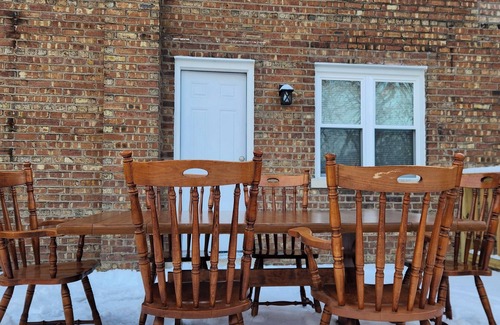 Chester Highlands Haus | House with garage, outdoor dining and basement bar