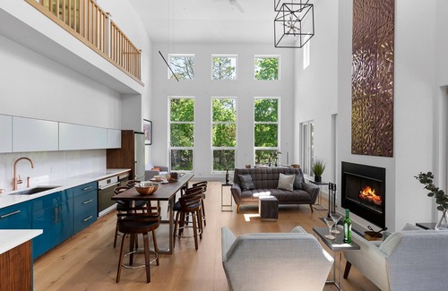 Jamesport Haus | Huge Modern Jamesport Home with Decks & Balconies Near Beaches & Wineries!