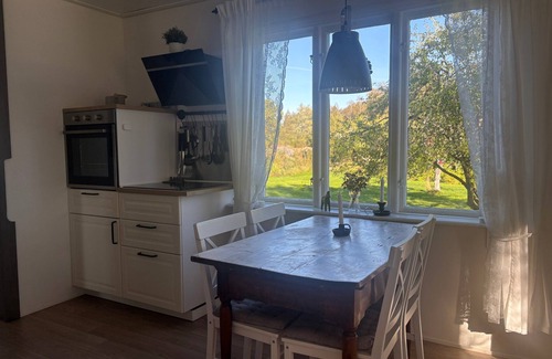 Vikangen Haus | Hus Brobacka - Red Swedish house with sauna & rowing boat