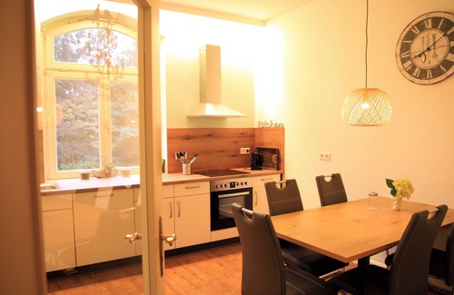 Xanten Wohnung | Idyllische 4-Personen Wohnung mit Dachterrasse in der Villa Kolck