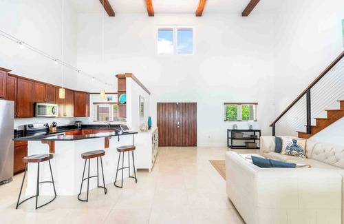 Bodden Town Haus | In Harmony: Beachfront Villa w/Private Pool, Outdoor Kitchen, & Free Kayak!