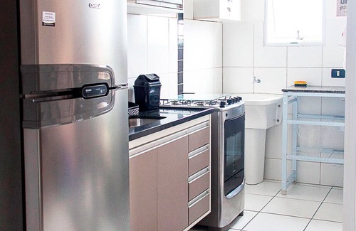 Centro Wohnung | Incrível Apto com piscina e churrasq em Ubatuba/SP