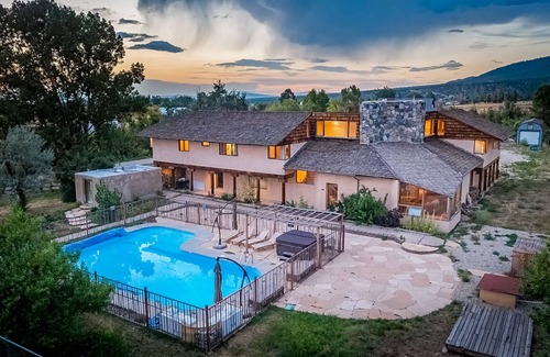 Arroyo Seco Haus | Incredible luxury estate with private pool, hot tub, grills, stone fireplaces