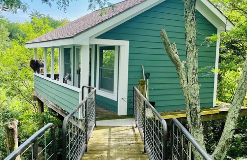 London Hütte | Incredible Treeline Views! The treehouse guest house, where the bison roam.