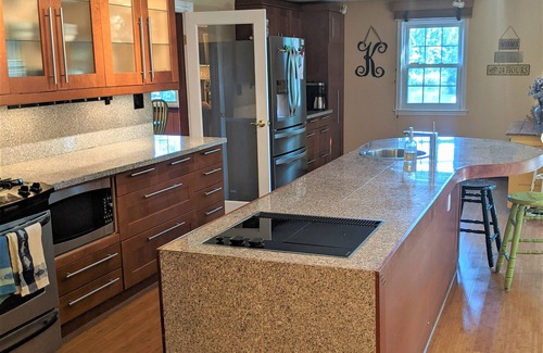 Eastport Haus | Indoor/Outdoor waterfront oasis with indoor heated pool awaits you in Eastport!