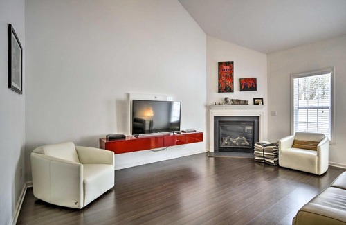 Deep River Haus | Inviting High Point Townhome with Patio and Privacy!