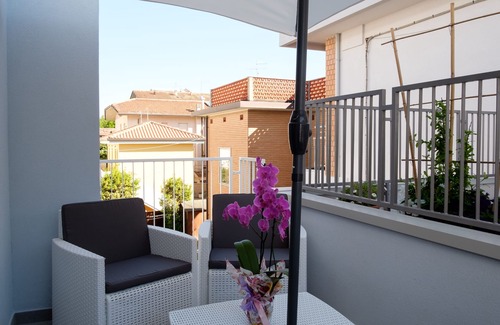 San Mauro a Mare Wohnung | Itaca Wohnung direkt am Strand von San Mauro Mare
