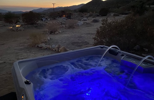 Morongo Valley Haus | J&B Desert Hideaway: Gateway of the Desert! - Views, Hot Tub, Outdoor Shower!