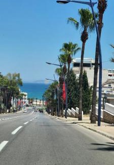 Marina Smir Wohnung | Jawhara smir red chaussé vue jardin