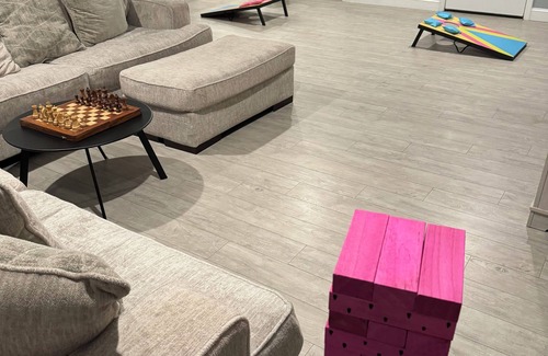 Port Monmouth Haus | Jersey Shore Beach House + Stock Tank Pool, Pac Man, Corn Hole, Connect Four