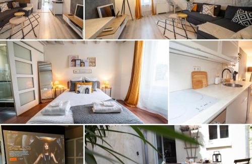 Rueil-Malmaison Wohnung | Joséphine Cosy - Centre Ville-Pets friendly - Home cinema Netflix - Jardin Privé
