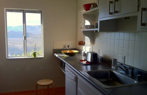 Yucca Valley Haus | Joshua Tree Green House mit Whirlpool im Freien