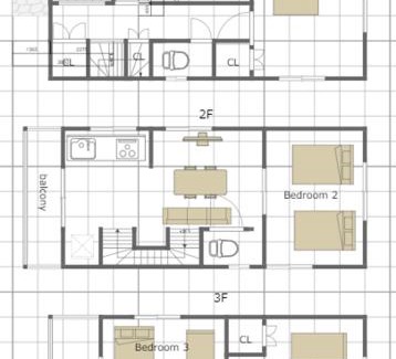 Asagayakita Villa | JR ChuoLine Aasagaya station 5min,Shinjuku 8min Max15pp 2WC