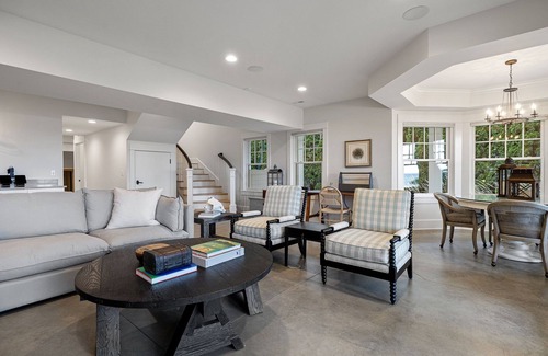 Mill Creek Haus | Juniper Presents: Posh Lkfront Hm w/ 100’ ft of Priv Bch, Pool, Thtr, 2EV Chrgrs