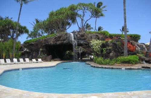 Hanamaulu Eigentumswohnung | Oceanfront mit Blick auf die schöne Küste entlang Kauais Royal Coconut Coast