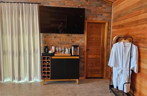 Jaboticatubas Skihütte | Khaya Chalés - Chalés de Luxo na Serra para Casais com Hidro