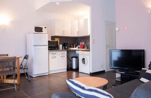 Besancon Wohnung | L'île d'Olive, appartement entier 2 à 4 personnes terrasse 25 m2 Besançon, proche CV, Micropolis et CHU