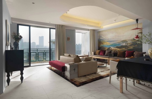 Hejiang Pavilion Wohnung | L&A 觀亭 13 Suit Taikoo Li/The Bridge River view Cozy 1 bedroom Suit in Cheng Du