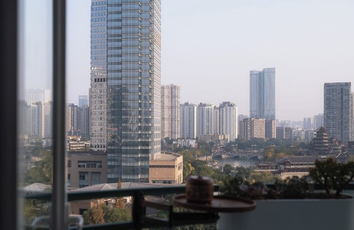 Hejiang Pavilion Wohnung | L&A 觀亭1105 Cozy 1-bedroom apartment with AC, WiFi in fantastic Cheng Du Shi