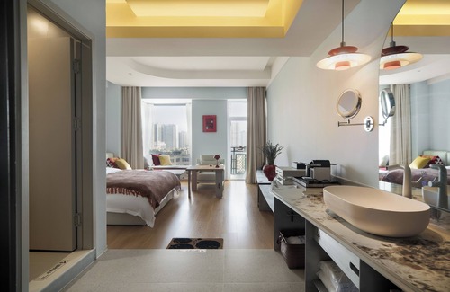 Hejiang Pavilion Wohnung | L&A 觀亭1105 Cozy 1-bedroom apartment with AC, WiFi in fantastic Cheng Du Shi