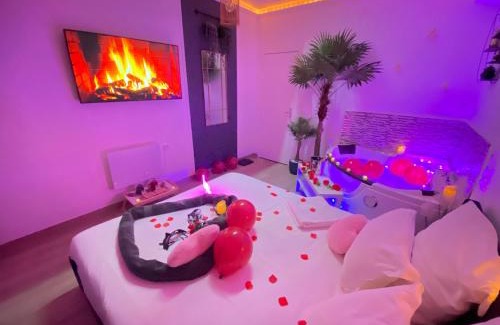 Les Stades Wohnung | L'Escale Balnéo'Romantique - Loveroom - Jacuzzi & Petit déjeuner