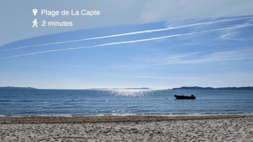 La Capte Wohnung | L'Instant Plage - Vue Mer - Bord de Plage - La Capte - Côte d'Azur