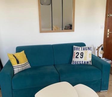 Loctudy Wohnung | La Brise Marine, calme, Océan, 350m plage