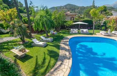 Mancor de la Vall Villa | LA FONT (MANCOR) - Fabelhaftes Haus am Fuße der Berge, mit privatem Pool . Wifi gratis.