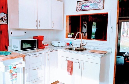 Harrison Hütte | LAKE CABIN! Stocked, Wifi Beach Kayaks, Firepit, Trails, Creek Washer Dryer, Pet