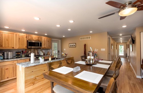 Dowling Haus | Lake front home with access to two lakes, large yard and RV hookup available!