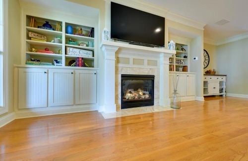 Lake Oconee Haus | Lake Oconee Abode with Patio, Grill and Fire Pit Table