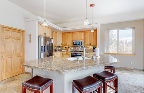 Tahoe Keys Haus | Lake Tahoe Hideaway with rooftop hot tub, fireplace, scenic balcony, & smart TVs