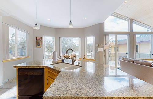 Tahoe Keys Haus | Lake Tahoe Hideaway with rooftop hot tub, fireplace, scenic balcony, & smart TVs