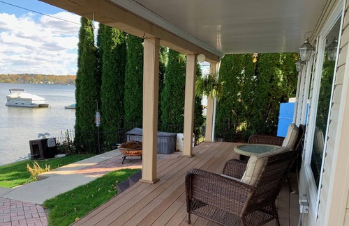 Manitou Beach-Devils Lake Haus | Lakefront Family Home, beautiful views, great locations and space for everyone.