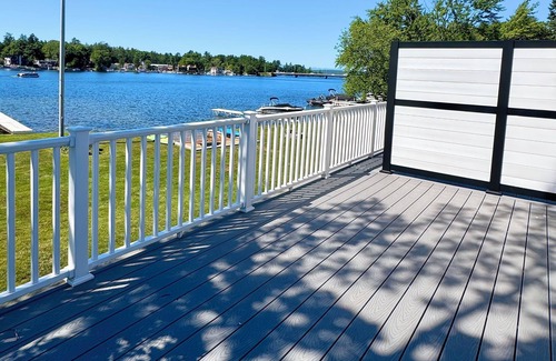 Lochmere Haus | Lakefront 3 bedroom Duplex on Lake Winnisquam 9-dock and beach Building 1 Unit B