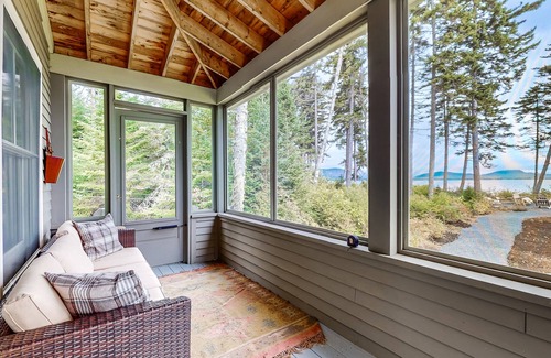 Northeast Somerset Haus | Lakefront, dog-friendly home with firepit & Moosehead/Mt. Kineo views