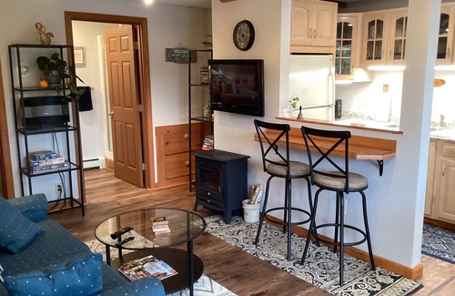 Oakland Wohnung | Lakefront ground floor apartment on Snow Pond, close to Colby and Thomas College