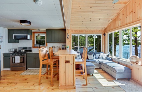 Shapleigh Haus | Lakefront Home with Sandy Beach! Kayaks, SUP, Pedal boat, and more!