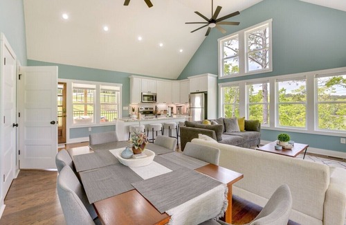 Wedowee Haus | Lakefront Oasis, Dock, Deck, Game Room, Pool Table, Firepit, Kayaks & BBQ Grill