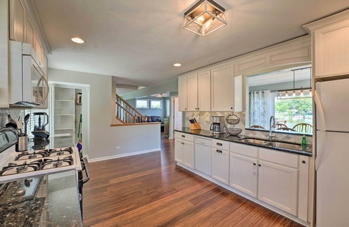 Lake Shangrila Haus | Lakefront Oasis w/ Boat Dock, Fire Pit, Grill