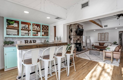 Gladwin Haus | Lakefront Oasis w/ Private Beach! Sleeps 8!